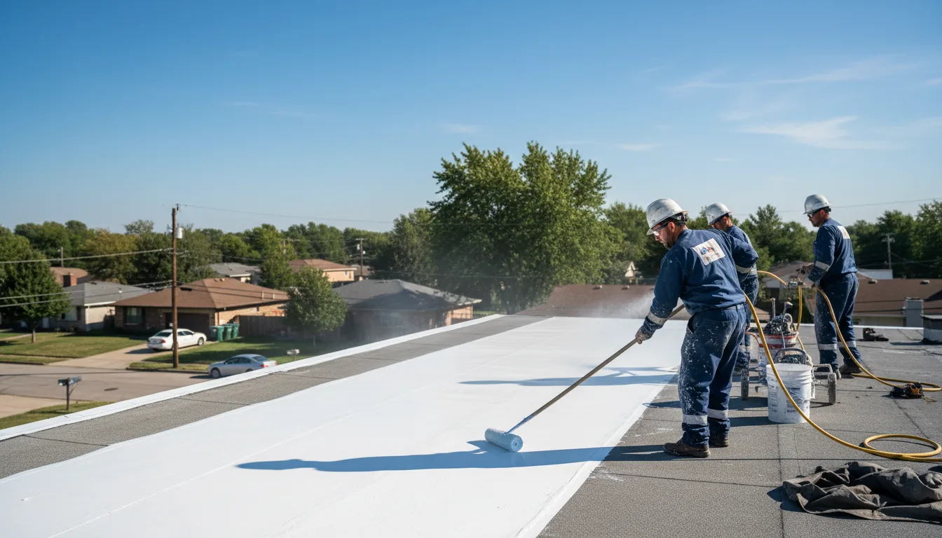 Commercial roof coating in Afton, WY near me